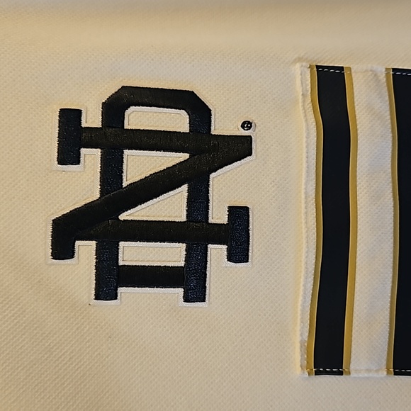 Men's UA Notre Dame loose fit heatgear polo - Picture 3 of 5